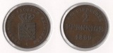 Sachsen Meiningen 2 Pfennig 1869 ss-vz- * * AKS# 220