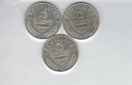 5 Schilling 1961 3 Stk silber á 3,32 fein Österreich Spittal...