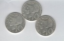 10 Schilling 1957 1958 1959 Ag silber á 4,8g fein Österreich...