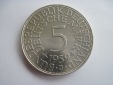 5 DM 1959 J alte Deutsche Mark, Silberadler, Heiermann