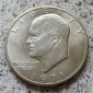 USA Eisenhower Dollar 1971 S, Silber