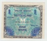 US-Druck, Ro. 201 a, 034322021, 1 Mark 1944, fast kassenfrisch I-