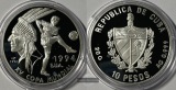 Kuba  10 Pesos  1992 World Cup Soccer USA 