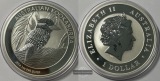 Australien 1 Dollar 2014  Kookaburra  FM-Frankfurt KM#2117 Fei...