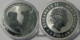 Australien  1 Dollar 2011 Koala  FM-Frankfurt  Feinsilber: 31,...