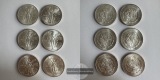 Mexiko 6x 1 Onza Libertad Plata Pura 1982 FM-Frankfurt Feinsil...