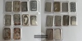 USA Mint 10x 1 Unze div. Silberbarren FM-Frankfurt Feinsilber:...