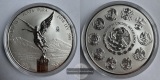 Mexiko 5 Onzas 2018 Libertad Reverse Proof FM-Frankfurt Feinsi...