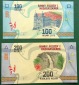 Madagaskar 100+200 Ariary UNC