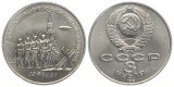 UDSSR, Lot von 2 Gedenkrubeln, beide 1991, in KN, siehe unten!