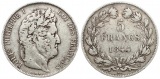 Frankreich: 5 Franc 1844 W, Louis Philippe I., siehe unten!
