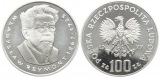 Polen: 100 Zlotych 1977, Auf Wladyslaw Reymont, in Originalkap...