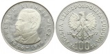 Polen: 100 Zlotych 1977, Auf Henryk Sienkiewicz pp, leicht ber...