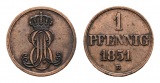 Altdeutschland; Kleinmünzen 1851