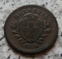 Schweiz 1 Rappen 1855, eher selten