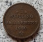 Norwegen 1/2 Skilling 1840, Belegstück