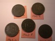 J26  3.Reich  10 Pfennig 1942 A bis J  5 Münzen   Originalbilder