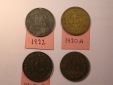 J26  KR, 3. Reich  10 Pfennig 1916,1922 1930 A und 1943 A  4 M...