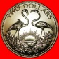 Ⰶ USA (1974-1980): BAHAMAS★ 2 DOLLAR 1979 RARITÄT! SCHIFF...