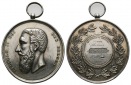 Belgien; Medaille; Leopold II; 2. Preis Pferderennen; Silber; ...