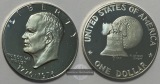 USA 1 Dollar Eisenhower Bicentennial Dollar 1976 FM-Frankfurt ...
