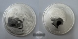 Australien,  1 Dollar  2016 Jahr des Affen LION Privy FM-Frank...