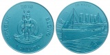 Vanuatu: 10 Vatu 2018, blaues Titan, Titanic, stgl, SEHR SELTEN!