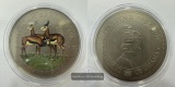 Ghana 5 Cedis 2017 Springbock Titanium Edition Coloriert FM-Fr...