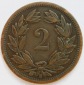 Schweiz, 2 Rappen, 1886 B