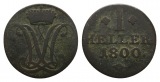 Altdeutschland; Hessen; Kleinmünze 1800