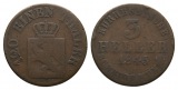 Altdeutschland; Hessen; Kleinmünze 1845