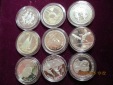 Lot - Sammlung Münzen 925er Silber Ca: 254 Gramm RAU /5