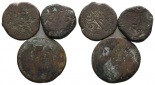 Antike; 3 Kleinmünzen; Bronze; 9,01 g; 11,16 g; 13,19