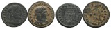 Antike; 2 Kleinmünzen; Bronze; 1,92 g; 3,05 g