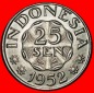 Ⰶ NIEDERLANDE (1951-1952): INDONESIEN★ 25 SEN 1952 SONNENF...