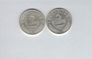 5 Schilling 1960 1961 2 Stk silber á 3,32 fein Österreich Sp...