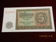 5 Mark Banknote Kassenfrisch Berlin 1948
