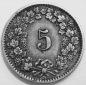 Schweiz 5 Rappen 1877