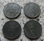 Dänemark 1 Öre 1960, 1961, 1962 und 1963, besser