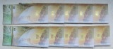 10 x 0,1 g Goldbarren (Karatbars), zusammen 1 g Feingold