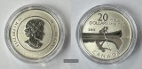 Kanada 2011 20 Dollars Canoe KM#1176 FM-Frankfurt Feinsilber: ...