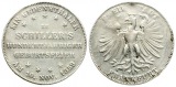 Frankfurt: Gedenktaler 1859 auf Schiller, siehe Bilder!