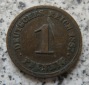 Kaiserreich 1 Pfennig 1887 E