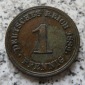 Kaiserreich 1 Pfennig 1889 E