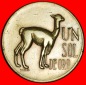 Ⰶ VICUNJA (1966-1975): PERU ★ 1 SOL DE ORO 1967! FÜLLHÖR...