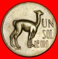 Ⰶ VICUNJA (1966-1975): PERU ★ 1 SOL DE ORO 1968! FÜLLHÖR...