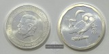 St. Helena 1 Pound 2024 Owl of Athens FM-Frankfurt Feinsilber:...