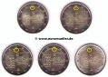 5x 2 Euro Gedenkmünze 2025...Deut. Einheit...unc.