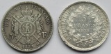 Frankreich: 2 x 5 Francs (1870 + 1873)