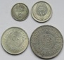 Ägypten: Lot aus vier Silbermünzen, zusammen 34,6 g Feinsilber